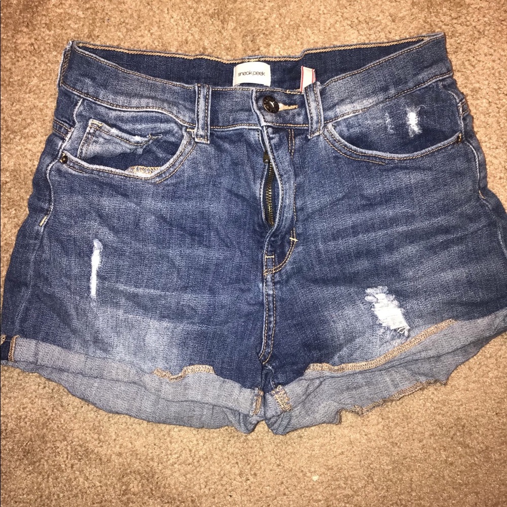 Jean shorts